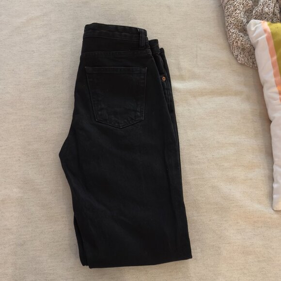 Zara Black Jeans with Split Hem - Picture 7 of 13